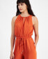 ფოტო #2 პროდუქტის Women's Sleeveless Wide-Leg Jumpsuit