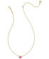 ფოტო #2 პროდუქტის Gold-Tone Framed Ari Heart Short Pendant 19" Necklace