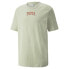 Фото #3 товара Puma Downtown Graphic Crew Neck Short Sleeve T-Shirt Mens Green Casual Tops 5336