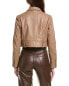 Lamarque Sacha Leather Moto Jacket Women's
