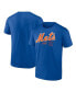 Фото #1 товара Men's Francisco Lindor Royal New York Mets Player Name and Number T-shirt