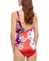 Фото #2 товара Gottex Bella Rosa Surplice One-Piece Women's