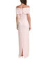 Фото #2 товара Teri Jon By Rickie Freeman Off-The-Shoulder Column Gown Women's