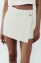 Фото #4 товара Джинсовая юбка-шорты z1975 с запáхом ZARA