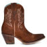 Фото #2 товара Corral Boots Ld Embroidery Ankle J Toe Cowboy Booties Womens Brown Casual Boots