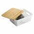 Multi-use Box Confortime White Brown Bamboo Plastic 36 x 26,5 x 13,5 cm (6 Units)