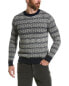 Фото #1 товара Loft 604 Fairisle Crewneck Sweater Men's