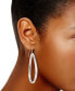ფოტო #2 პროდუქტის 14k Gold Vermeil Earrings, Teardrop Dangle Earrings (Also in Sterling Silver)
