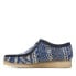 Фото #10 товара Clarks Wallabee 26166649 Mens Blue Canvas Oxfords & Lace Ups Casual Shoes