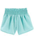 Фото #1 товара Toddler Smocked Shorts in Moisture Moisture Wicking Active Fabric 5T