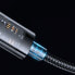 Фото #8 товара Mocny kabel przewód plecionka USB-C 100W 2m niebieski