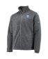 Men's Philadelphia 76ers Heathered Charcoal Flanker Full-Zip Jacket