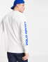 Фото #2 товара Polo Ralph Lauren Sports capsule arm logo long sleeve top in white