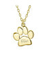 ფოტო #7 პროდუქტის Dainty Dog Cat Pet Kitten Puppy Paw Print Pendant Necklace Animal Jewelry For Women .925 Sterling Silver
