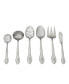 Фото #4 товара Riverridge Rose 46 Piece Monogrammed Flatware Set - M, Service for 8