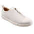 Фото #2 товара Trotters Anika T2173-115 Womens White Wide Leather Lifestyle Sneakers Shoes 12