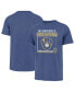 Фото #2 товара Men's Royal Milwaukee Brewers Borderline Franklin T-shirt