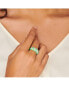 ფოტო #3 პროდუქტის Women's Enamel Croissant Ring