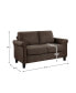 Фото #5 товара White Label Fargo 58" Loveseat