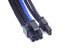 Фото #6 товара SilverStone SST-PP07-PCIBA - 0.25 m - PCI-E (6+2 pin) - Female - Black - Blue
