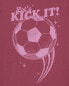 Kid Kick It Soccer Graphic Tee M