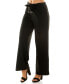 Фото #3 товара Women's Wide Leg Pants with Tie Waist