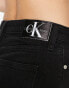 Calvin Klein Jeans denim mini skirt in black