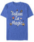 ფოტო #1 პროდუქტის Men's Believe in Magic Short Sleeve Crew T-shirt