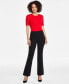 ფოტო #1 პროდუქტის Women's High-Rise Pull-On Bootcut Pants