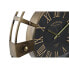 Фото #3 товара Настенное часы Home ESPRIT Чёрный Позолоченный Железо Vintage 60 x 8 x 60 cm