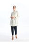 Фото #3 товара LCW Grace Çizgili Keten Görünümlü Kadın Gömlek Tunik