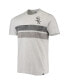 ფოტო #3 პროდუქტის Men's Heathered Gray Chicago White Sox Team Logo T-shirt