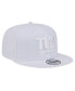 ფოტო #2 პროდუქტის Men's New York Giants Main White on White 9Fifty Snapback Hat