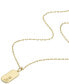 ფოტო #2 პროდუქტის Sterling All Stacked Up Gold-Tone Sterling Silver Pendant Necklace