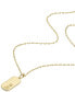 Fossil sterling All Stacked Up Gold-Tone Sterling Silver Pendant Necklace