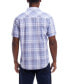 ფოტო #2 პროდუქტის Men's Short Sleeve Plaid Shirt
