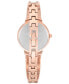 Фото #3 товара Часы Anne Klein Diamond Accent Rose Gold Tone Watch