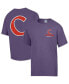 ფოტო #1 პროდუქტის Comfort Men's Wash Purple Clemson Tigers Vintage-like Logo T-Shirt