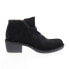 Фото #1 товара Fly London Merk MERK093FLY-005 Womens Black Leather Ankle & Booties Boots 35