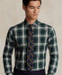 Фото #3 товара Men's Classic-Fit Plaid Twill Shirt