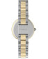 Фото #3 товара Women's City Two-Tone Low Lead Brass Bracelet Watch 32mm