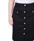 Petite Slim Tweed Double Knit Pencil Skirt with Pockets
