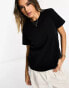 Фото #3 товара ASOS DESIGN ultimate t-shirt with crew neck in cotton blend in black - BLACK