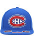 Фото #3 товара Men's Blue Montreal Canadiens Vintage-Like Hat Trick Snapback Hat