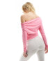 Фото #3 товара Miss Selfridge ruched multiway top in pink