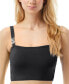 Фото #1 товара Michael Michael Kors 285490 Logo Solids Bralette Bikini Top Black, Size MD