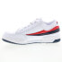 Фото #10 товара Fila T-1 Mid 1VT13037-150 Mens White Leather Lifestyle Sneakers Shoes 9