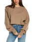 Фото #1 товара Good American Cropped & Cool Sweatshirt Women's Brown 8