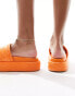 Public Desire Mylo flatform slider in orange