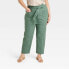 Фото #2 товара Women's High-Rise Tapered Ankle Tie-Front Pants - A New Day
